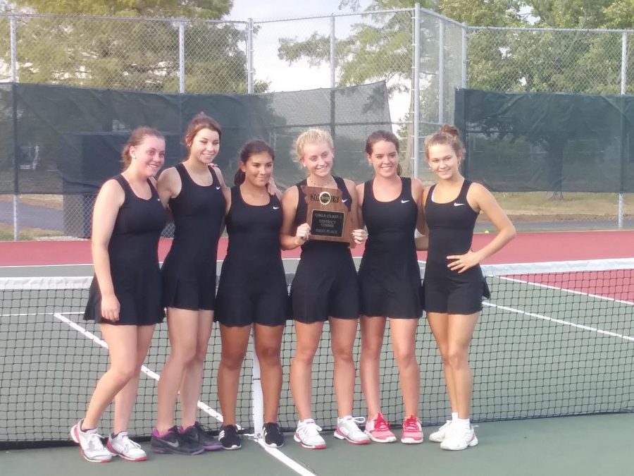 Two years swinging: Girls tennis champs again