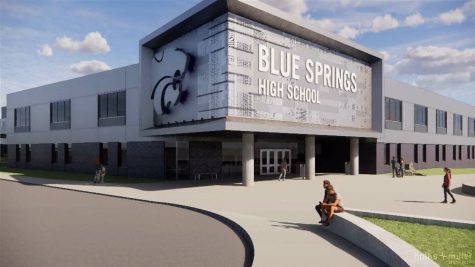 Digital image of the future freshman wing entrance